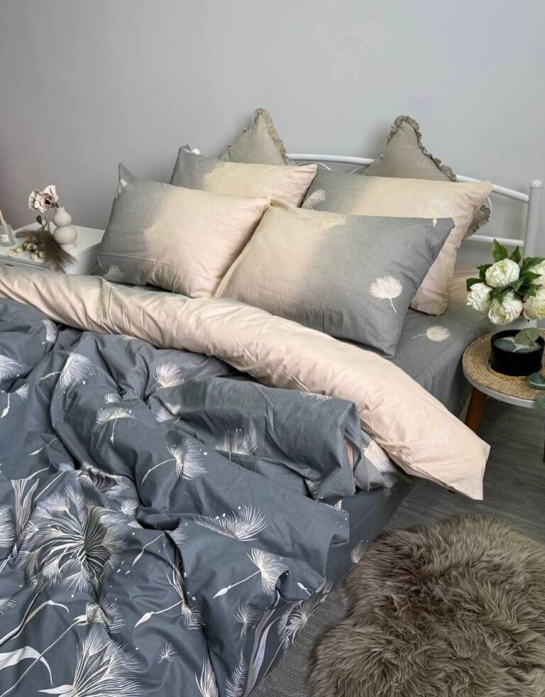 Комплект постільної білизни Бязь Gold Осінні одуванчики