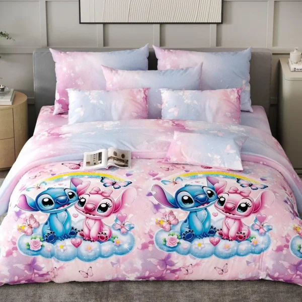 Комплект постільної білизни Бязь Gold Стіч Веселка